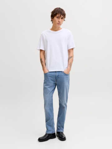 Jack & Jones Blugi barbati CLARK, cu talie medie si croiala Regular fit, Albastru - Img 5