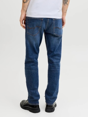 Jack & Jones Blugi barbati, Mike, cu talie medie si croiala Conica, Albastru inchis - Img 2