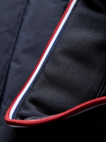 Jack & Jones Jacheta barbati, cu guler inalt, Regular fit, JPRBLUGARRY HYBRID, Bleumarin inchis - Img 4