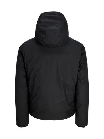 Jack & Jones Jacheta barbati, Regular fit, cu gluga fixa reglabila cu snur, JCOCLUB, Negru - Img 8