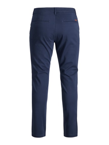 Jack & Jones, Pantaloni chino, barbati, Jpstmarco Bowie, Slim fit, Bleumarin inchis - Img 9