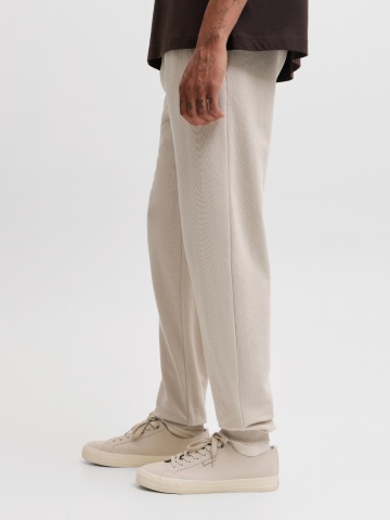 Jack & Jones Pantaloni de trening barbati, JPSTGORDON ARCHIVE, Regular fit, Crem - Img 3