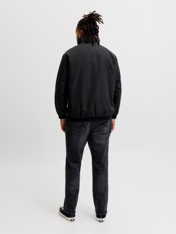 Jack & Jones Plus Jacheta bomber, barbati big sizes, JJERUSH, Negru - Img 7