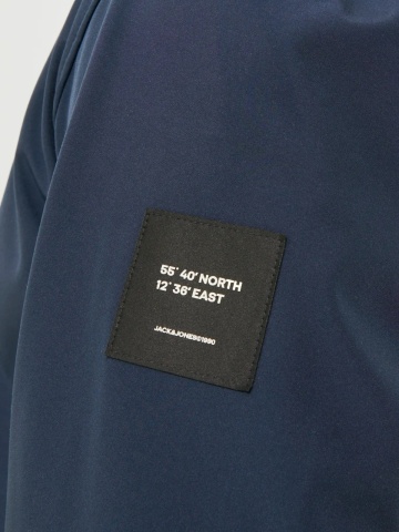Jack & Jones Plus Jacheta softshell cu gluga barbati big sizes, Bleumarin inchis - Img 5