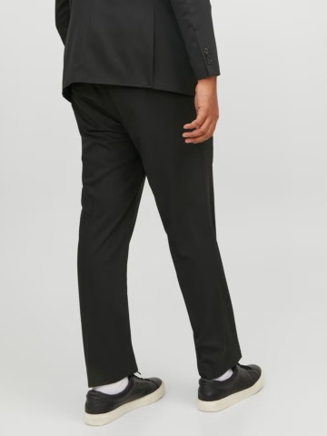 Jack & Jones Plus Pantaloni costum barbati, JPRFRANCO, cu croiala Regular Fit, Negru - Img 2