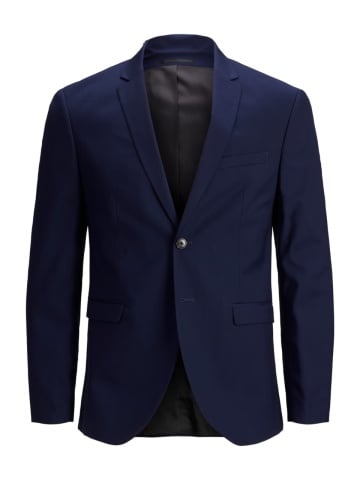 Jack & Jones Sacou barbati, JPRFRANCO, cu croiala Super Slim fit, Bleumarin inchis - Img 9