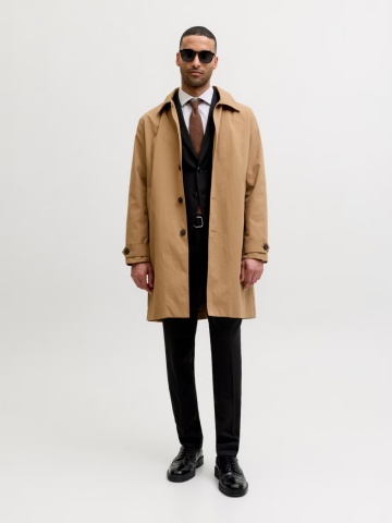 Jack & Jones Sacou barbati, JPRFRANCO, cu croiala Super Slim fit, Negru - Img 6