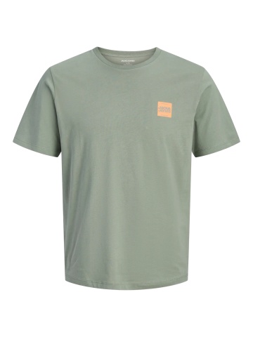 Jack & Jones, Tricou barbati cu guler rotund, JWHBRANDY, Olive