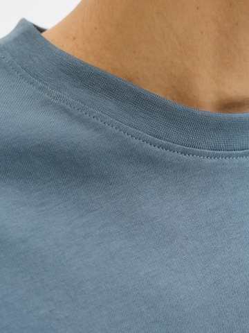Jack & Jones Tricou barbati, JJESOHO TEE SS, la baza gatului, Relaxed Fit, Albastru inchis - Img 5