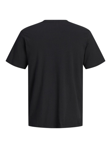 Jack & Jones Tricou la baza gatului baieti, din bumbac, Regular fit, Negru - Img 2