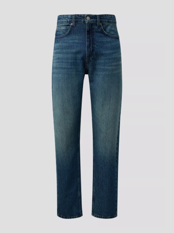 Q/S by s.Oliver Blugi barbati Devon, cu talie medie, Relaxed fit, Tapered Leg, Bleumarin inchis - Img 8