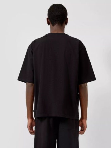Q/S by s.Oliver Tricou barbati din jerseu, Loose Fit, Negru - Img 2