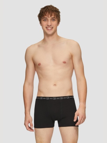 Q/S by s.Oliver Underwear barbati Set 3 perechi de boxeri, Negru - Img 3
