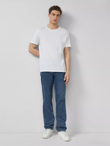 s.Oliver Blugi barbati Mauro, cu talie medie, Regular fit, Tapered leg, Albastru - Img 6