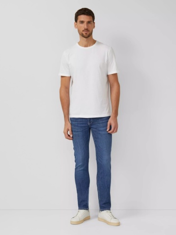 s.Oliver Blugi barbati Nelio, cu talie medie si croiala Slim fit, Albastru inchis - Img 4