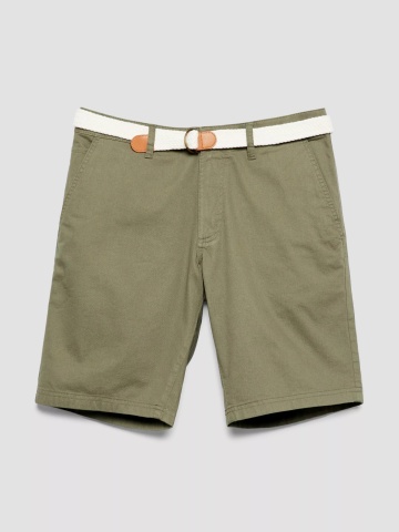 s.Oliver Pantaloni scurti barbati cu talie medie, Regular fit, Phoenix, Olive - Img 8