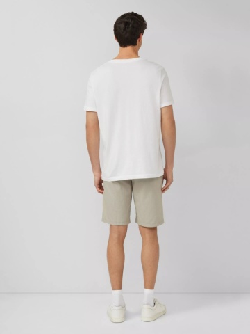 s.Oliver Pantaloni scurti barbati cu talie medie, Regular Fit, Straight Leg, Phoenix, Bej - Img 2