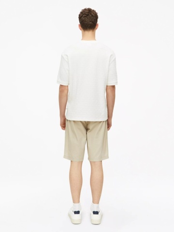 s.Oliver Tricou barbati, din amestec de bumbac, Relaxed fit, Alb - Img 2