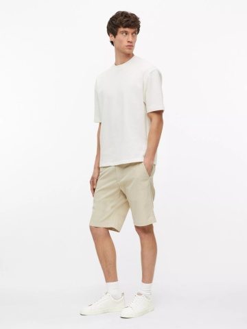 s.Oliver Tricou barbati la baza gatului din bumbac, Regular fit, Alb - Img 7