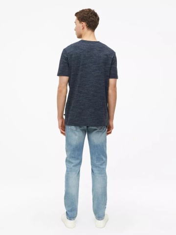 s.Oliver Tricou cu anchior, barbati, din amestec de bumbac, Regular fit, Bleumarin inchis - Img 2