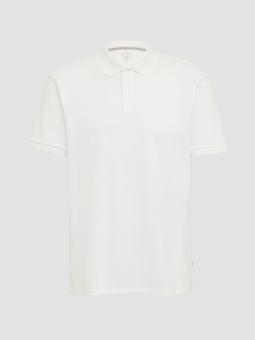 Tricou polo din bumbac, barbati, croiala Regular Fit, Alb - Img 6