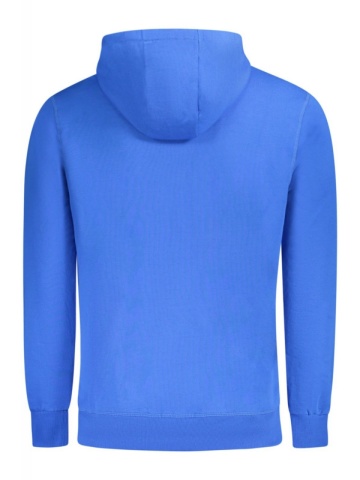 Hanorac barbati, cu mini logo brodat, Regular fit, albastru deschis - Img 2