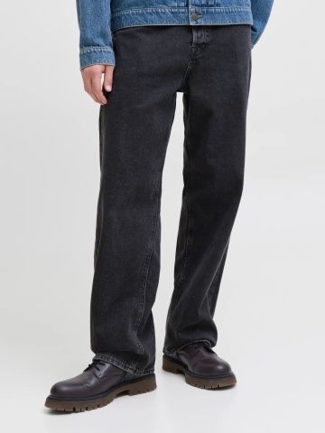 Jack & Jones Blugi barbati ALEX, cu talie inalta si croiala Dreapta, Negru
