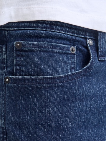 Jack & Jones Blugi barbati CLARK, cu talie joasa si croiala Regular fit, Indigo - Img 4