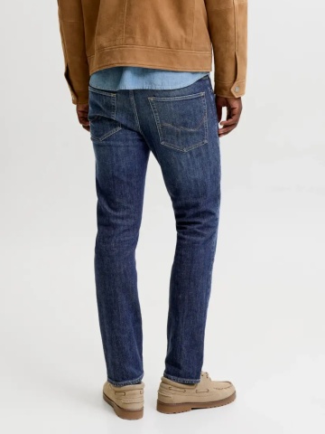 Jack & Jones Blugi barbati CLARK, cu talie medie si croiala Regular fit, Albastru inchis - Img 2