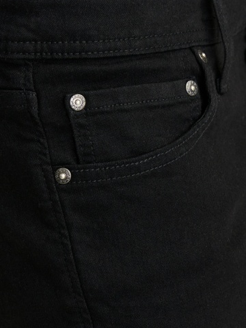Jack & Jones Blugi barbati GLENN, talie joasa, croiala Slim fit, Negru - Img 4