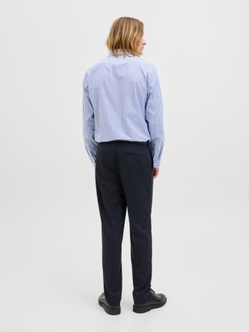 Jack & Jones Camasa non-iron barbati din bumbac organic, Slim Fit, JPRBLAPARKER, Albastru deschis - Img 2