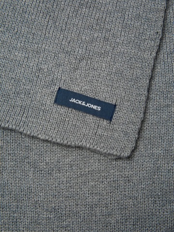 Jack & Jones Fular barbati, cu textura striata, Gri inchis - Img 5