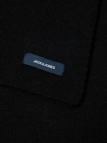 Jack & Jones Fular barbati, cu textura striata, Negru - Img 4