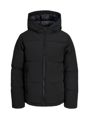 Jack & Jones Geaca baieti, PUFFER, cu gluga, Regular fit, JJGALAXY, Negru - Img 6