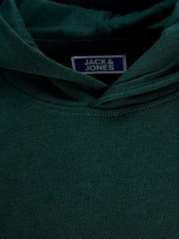 Jack & Jones Hanorac baieti cu gluga fara fermoar, Regular Fit, JJAMI, Verde inchis - Img 3