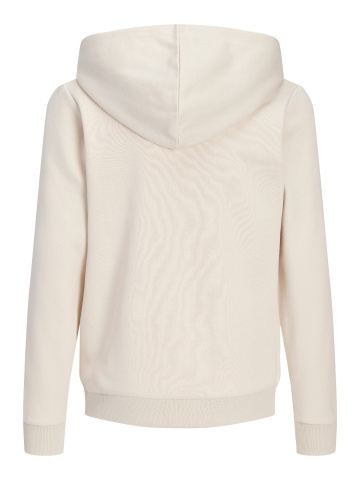 Jack & Jones Hanorac baieti cu gluga si fermoar, Regular Fit, JJAMI, Bej - Img 2