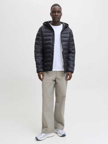 Jack & Jones Jacheta barbati cu gluga, Bradley 12280970, Regular fit, Negru - Img 6