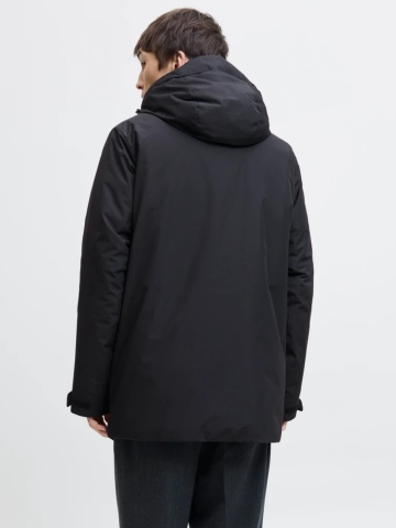 Jack & Jones Jacheta JJBRANDON PARKA, barbati cu design minimalist, Negru - Img 2