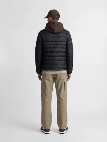 Jack & Jones Jacheta matlasata, barbati, fara gluga, Regular fit, JJEKINGSLEY, Negru - Img 2