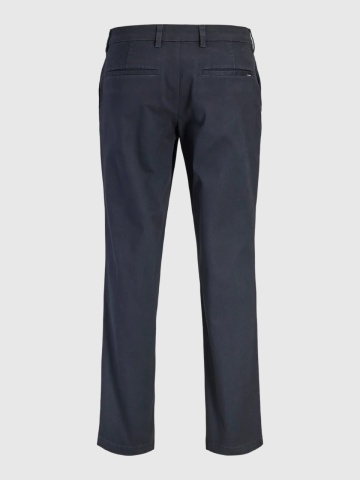 Jack & Jones, Pantaloni chino, barbati, Regular fit, Bleumarin inchis - Img 2