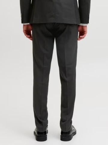 Jack & Jones Pantaloni costum barbati, JPRFRANCO, cu croiala Super Slim fit, Negru - Img 2
