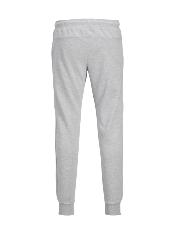 Jack & Jones Pantaloni de trening barbati, cu talie medie, Slim fit, JPSTWILL FUSION, Gri deschis - Img 9