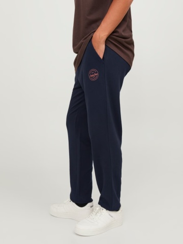 Jack & Jones Pantaloni de trening barbati, JPSTGORDON SHARK, Regular fit, Bleumarin inchis - Img 3