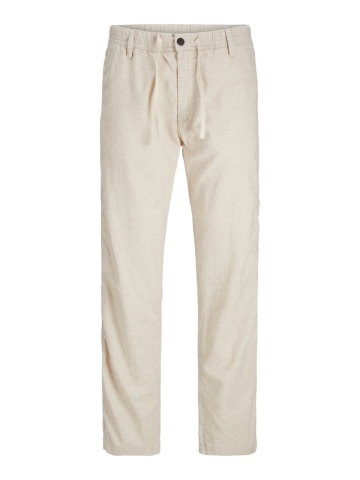 Jack & Jones, Pantaloni jogger barbati, Jpstkane hybrid bondi, Relaxed Fit, Crem - Img 8