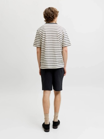 Jack & Jones Pantaloni scurti barbati, JPSTJAIDEN COBA, Relaxed fit, Negru - Img 6