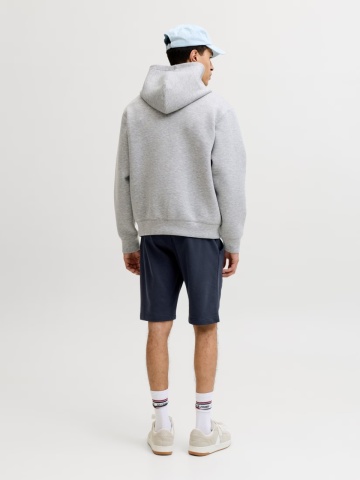 Jack & Jones Pantaloni scurti de trening barbati, talie medie, Regular fit, Bleumarin inchis - Img 2