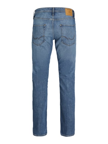 Jack & Jones Plus Blugi Mike, barbati big sizes, cu talie joasa si croiala Comfort Fit, Abastru deschis - Img 9