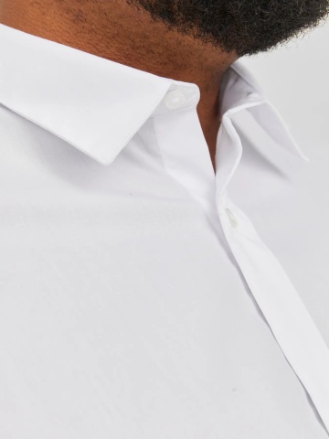 Jack & Jones Plus Camasa barbati big sizes, Joe, Regular fit, Alb - Img 3