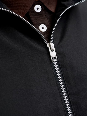Jack & Jones Plus Jacheta bomber, barbati big sizes, JJERUSH, Negru - Img 4