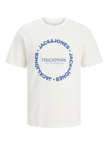 Jack & Jones Tricou baieti, din bumbac, Regular Fit, JJBENSON, Alb